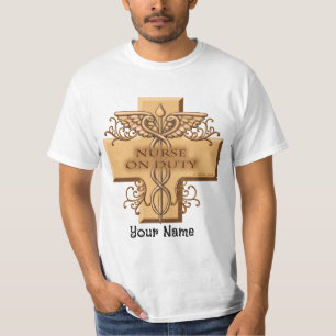 Verpleegkundige bij Duty Caduceus T-shirt