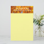 Verpleegkundige briefpapier Herfstbladeren Healing (Staand voorkant)