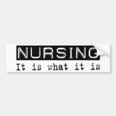 Verpleegkundige Bumpersticker (Voorkant)