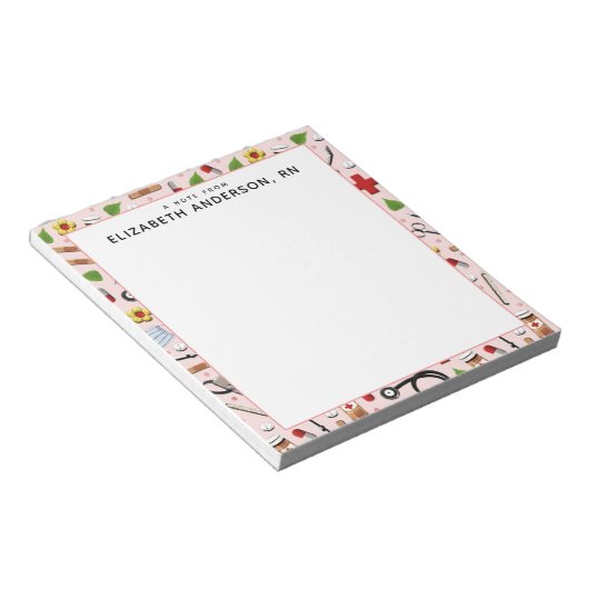 Verpleegkundige cadeauideeën notitieblok (Schuin)