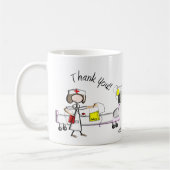 Verpleegkundige cadeautjes voor "bedankt" koffiemok (Links)