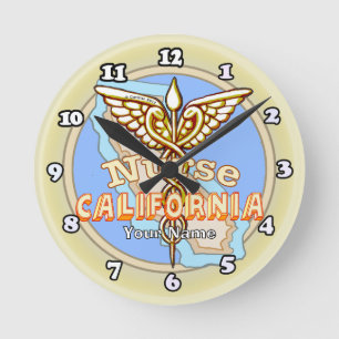 Verpleegkundige Caduceus uit California Ronde Klok