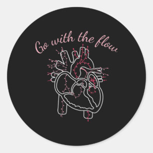 Verpleegkundige Cardiologie Anatomie Menselijk Har Ronde Sticker