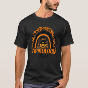 Verpleegkundige Cardiologie Luipaard Regenboog Hal T-shirt