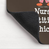Verpleegkundige Chick Mousepad Muismat (Hoek)
