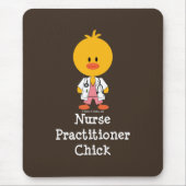 Verpleegkundige Chick Mousepad Muismat (Voorkant)