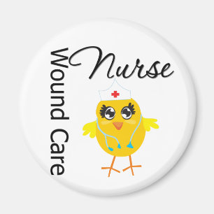 Verpleegkundige Chick v1 Wondverzorger Magneet