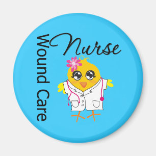 Verpleegkundige Chick v2 Wond Care verpleegster Magneet