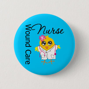 Verpleegkundige Chick v2 Wond Care verpleegster Ronde Button 5,7 Cm