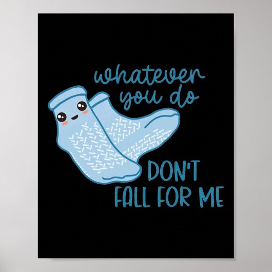 Verpleegkundige CNA Herfst Risico Zorgverlener Pat Poster (Voorkant)