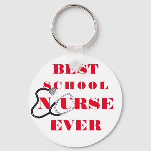 Verpleegkundige dank je appreciatie cadeautypograf sleutelhanger (Voorkant)