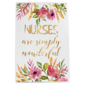 Verpleegkundige dank je Verpleegkundige appreciati Medium Cadeauzakje (Voorkant)
