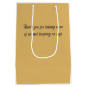 Verpleegkundige dank je Verpleegkundige appreciati Medium Cadeauzakje (Achterkant)