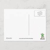 Verpleegkundige dank u cartoon briefkaart (Achterkant)