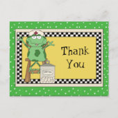 Verpleegkundige dank u cartoon briefkaart (Voorkant)