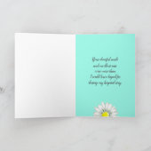 Verpleegkundige Dank u Daisy Flower Healthcare Kaart (Binnen)