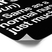 Verpleegkundige definitie grappig terug naar schoo poster (Hoek)