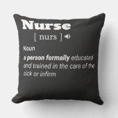 Verpleegkundige definitie t-shirt kussen (Voorkant)