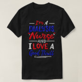 Verpleegkundige Dialyse Nefrologie 3 T-shirt (Design voorkant)