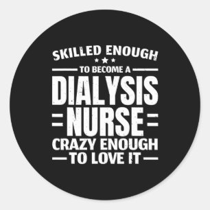 verpleegkundige dialyse verpleegkundige medische n ronde sticker
