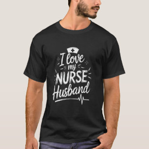 Verpleegkundige echtgenoot Ik hou van mijn verplee T-shirt