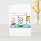 Verpleegkundige eerste dag op het werk kaart (Gele Bloem)