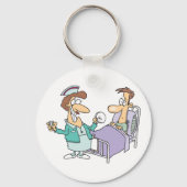 Verpleegkundige en Sleutelhanger van de patiënt (Voorkant)