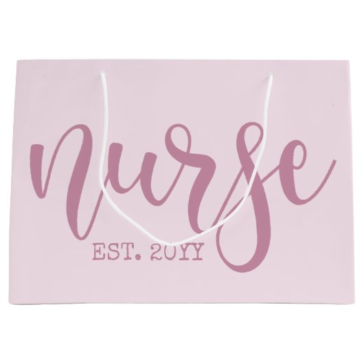 Verpleegkundige Est Aangepast Jaar Student Verplee Groot Cadeauzakje (Voorkant)