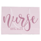 Verpleegkundige Est Aangepast Jaar Student Verplee Groot Cadeauzakje (Achterkant)