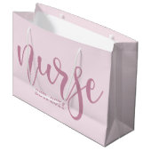 Verpleegkundige Est Aangepast Jaar Student Verplee Groot Cadeauzakje (Voorkant Gekanteld)