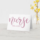 Verpleegkundige Est Aangepast Jaar Student Verplee Kaart (Gele Bloem)