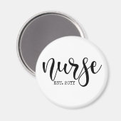 Verpleegkundige Est Aangepast Jaar Student Verplee Magneet (Voorkant / Achterkant)