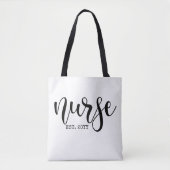 Verpleegkundige Est Aangepast Jaar Student Verplee Tote Bag (Voorkant)