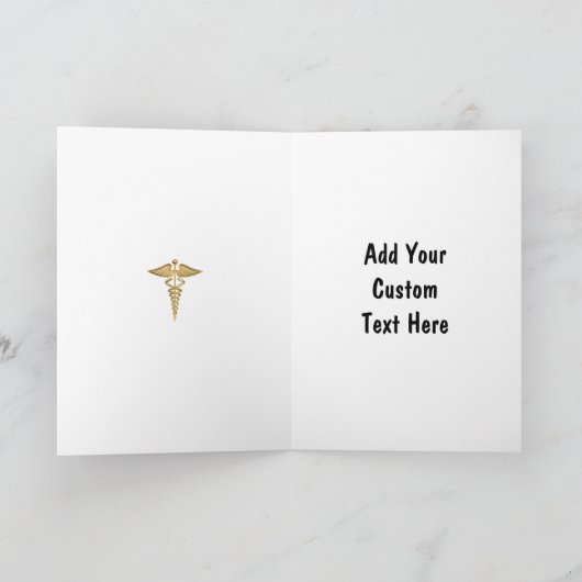 Verpleegkundige felicitaties Custom Inside Verse Kaart (Binnen)