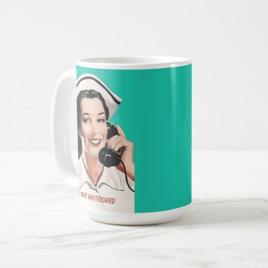 verpleegkundige Funny Advice Mok (Voorkant links)