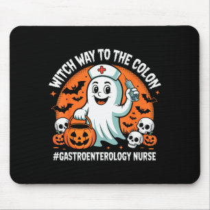 Verpleegkundige gastro-enterologie grappig Hallowe Muismat