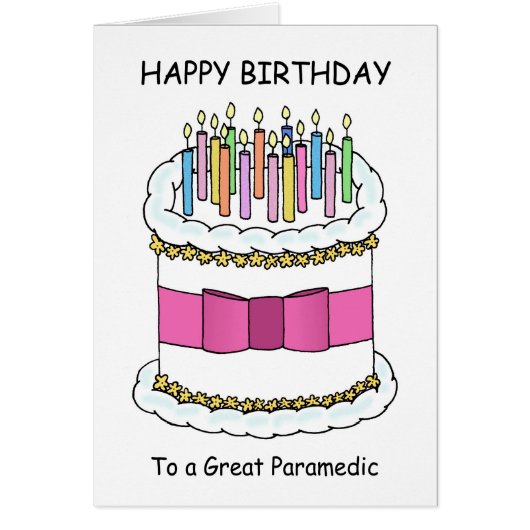 Verpleegkundige Gefeliciteerd Verjaardag (Voorkant)