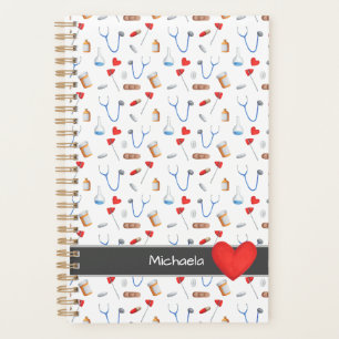 Verpleegkundige Geneeskunde Apparatuur Patroon Rod Planner