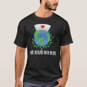 Verpleegkundige genezing met hart t-shirt (Voorkant)