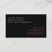 Verpleegkundige Geregistreerde Practitioner Visite Visitekaartje (Achterkant)