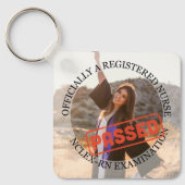 Verpleegkundige geslaagd voor NCLEX RN-examen op m Sleutelhanger (Voorkant)