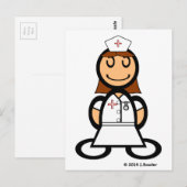 Verpleegkundige (gewone) briefkaart (Voorkant / Achterkant)