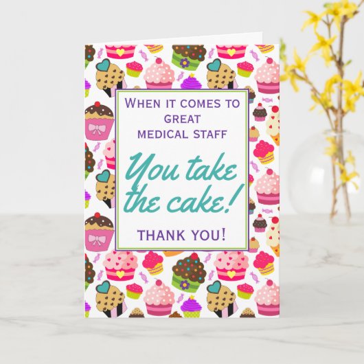 Verpleegkundige Gezondheidszorg Dank u Waardering Kaart (Gele Bloem)