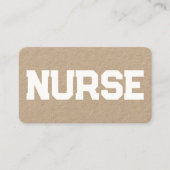 Verpleegkundige Gezondheidszorg RN Visitekaartje (Voorkant)