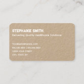 Verpleegkundige Gezondheidszorg RN Visitekaartje (Achterkant)