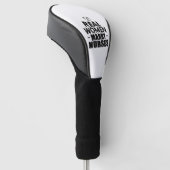 Verpleegkundige Gift Echte Vrouwen Trouwen Verplee Golfheadcover (Schuin)