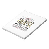 Verpleegkundige Gift | Trotse Super Verpleegkundig Notitieblok (Linkerzijde)