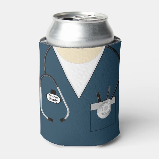 Verpleegkundige Gift, Verpleegschool Afstuderen, S Blikjeskoeler (Blikje Voorkant)