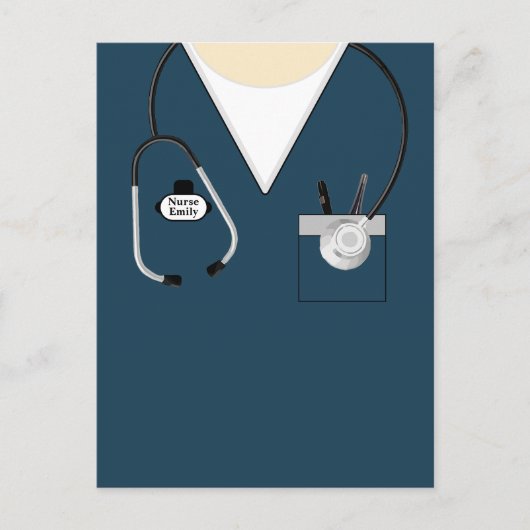 Verpleegkundige Gift, Verpleegschool Afstuderen, S Briefkaart (Voorkant)