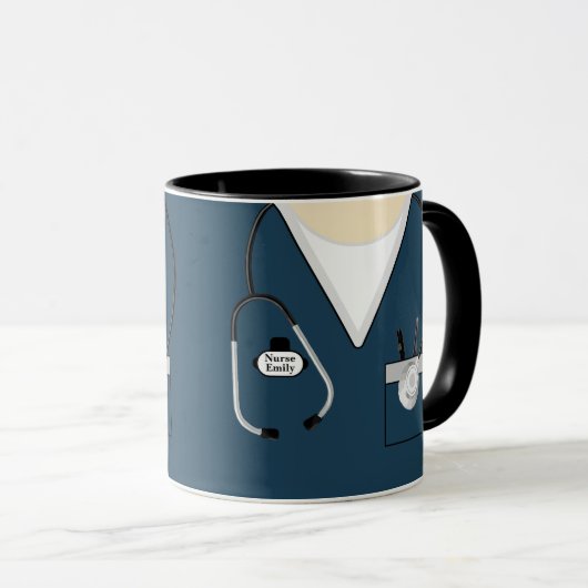 Verpleegkundige Gift, Verpleegschool Afstuderen, S Mok (Voorkant rechts)